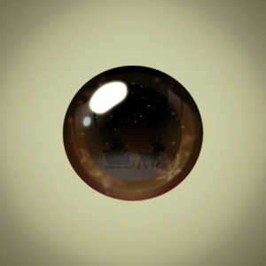 Lumen Deer — Reindeer Crystal Globe Eyes